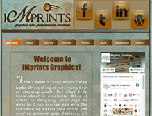 Tablet Screenshot of imprintsgraphics.info